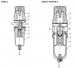 AW30-03G-A，日本SMC減壓閥AW40-04DG-1-A