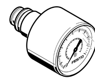 新款FESTO壓力指示器，帶顯示壓力表