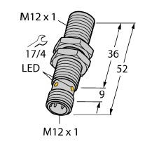 訂貨NI12U-EG18SK-VN4X，圖爾克圓柱形傳感器相關參數